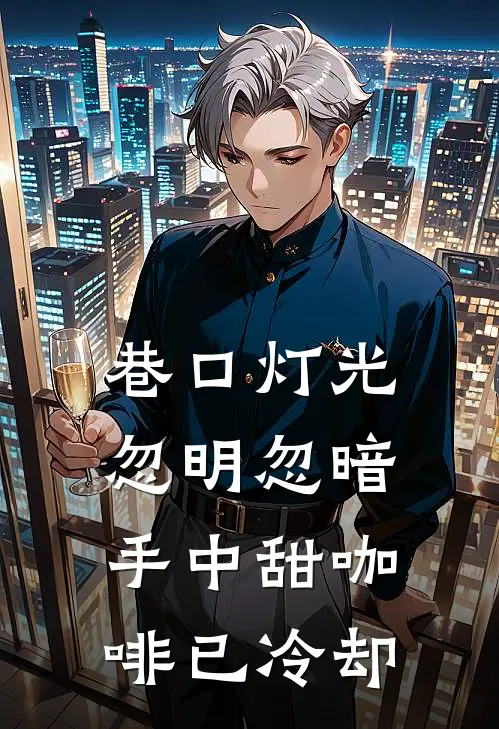 巷口灯光忽明忽暗 手中甜咖啡已冷却