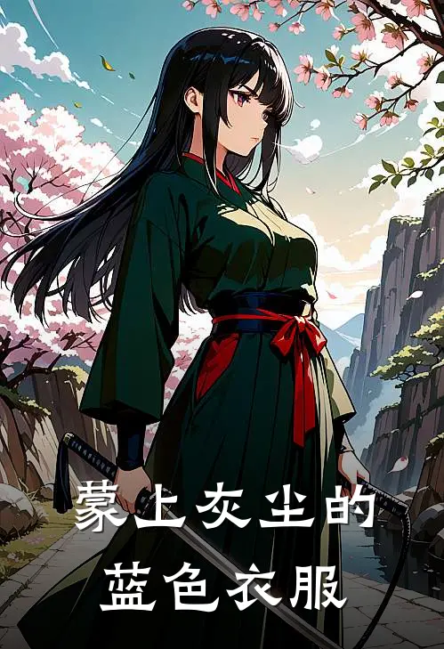 蒙上灰尘的蓝色衣服